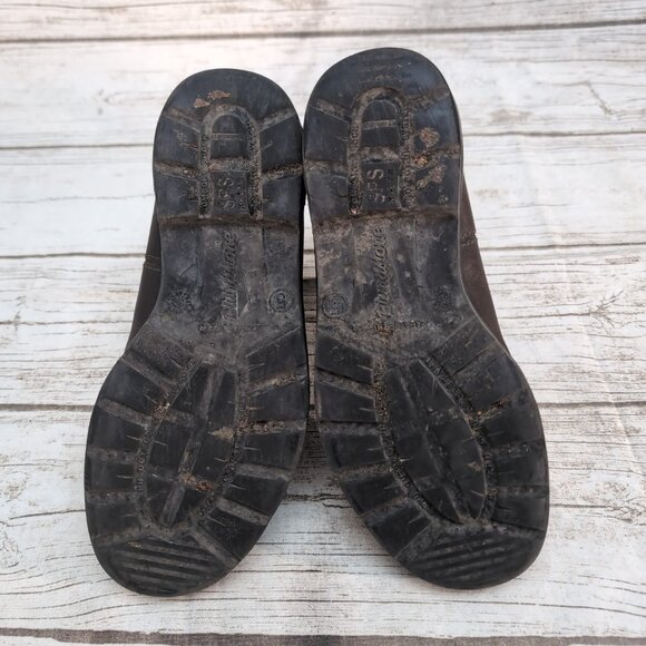 Blundstone Brown Leather Slip On Chelsea Boots Size AU 5 - Picture 9 of 10